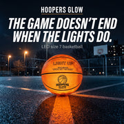 Hoopers Glow LED Basketball — Size 7